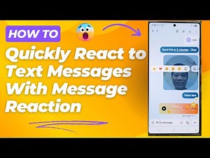 💬 How to Quickly React to Text Messages with Tapback/Message Reaction on Galaxy S25/S25+/Ultra 🔥