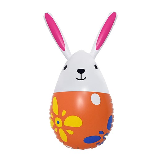 CZABTOP Inflatable Easter Eggs,Easter Inflatables Bunny Decorations,Easter Party Decorations,Easter Inflatables Toy,for Indoor Outdoor Lawn Yard Garden Decor(Orange)