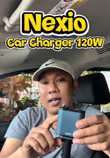 Nexio 120W Fast Charging Car and Mobile Charger