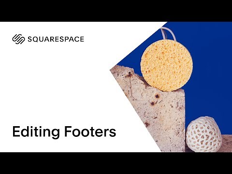 Editing Footers Tutorial | Squarespace 7.0