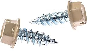 Eagle 1#8 1/2 inch (1000 Count) Gutter Downspout Or Sheet Metal Screws (Multiple Quantities/Colors) - Easy Start Sharp Tip - Zip Screws/Fasteners (1000, Wicker)