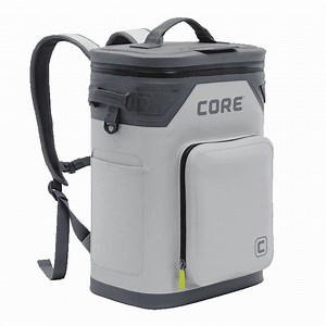 CORE 24 Can Climakeep Magnetic Soft Cooler, Leakproof Cooler, Waterproof Zipper, Shadow Gray