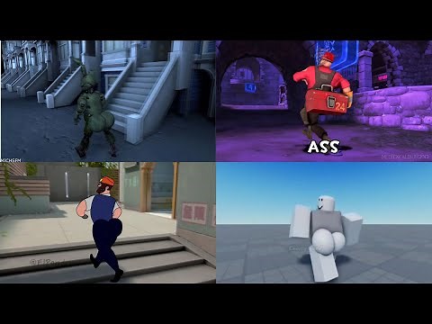 Animan studios walk meme compilation