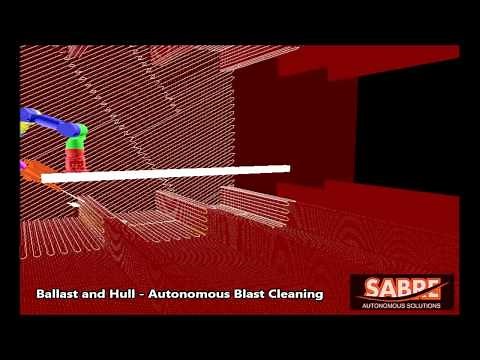 Ballast Tank Autonomous Blast Cleaning Robot