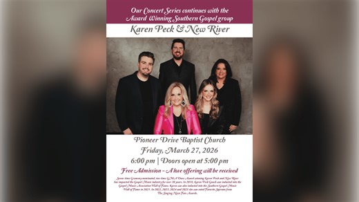Southern gospel group Karen Peck and New River coming to Abilene
