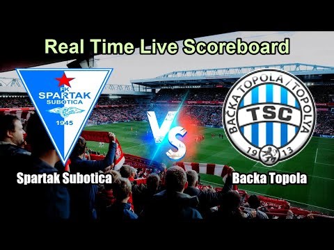 Spartak Subotica vs Backa Topola Live Score - Serbian Mozzart Bet Superliga
