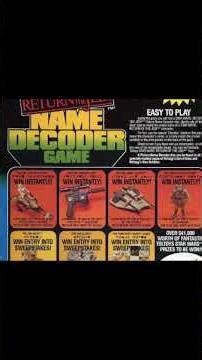 The 1983 Star Wars Decoder!