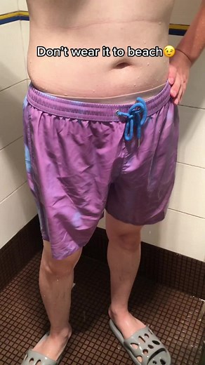 💜 turned to blue🐬🏝#short #menshorts #summerfashion #fypシ #fypage