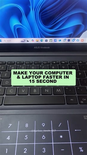 TURBO TECH on Instagram: "Speed up your slow pc in 15 second . . 👉 FOLLOW @turbo_tech_07 FOR MORE . . #faster #techonology #computertech #runcommand #tech #new #laptop #tranding #viral #newtrick #turbo_tech_07"