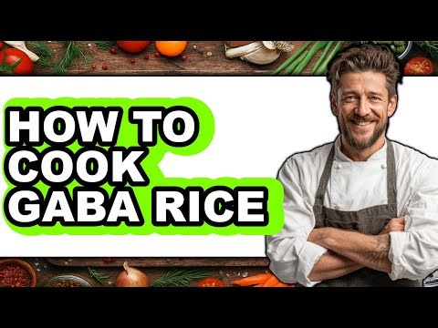 How To Cook Gaba Rice (Only Way)