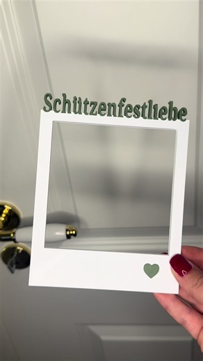 Personalisierter Retro-Fotorahmen 3D-gedruckt – 7€ | Schützenfest & Hochzeit