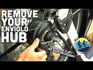 How to Remove Your Rear Electric Bike Wheel With an Enviolo (Vario) Geared Hub