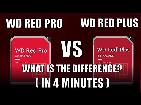 WD Red Plus vs WD Red Pro NAS Hard Drives - In 4 MINUTES!