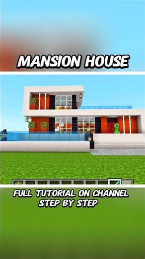 Minecraft Mansion House Tutorial