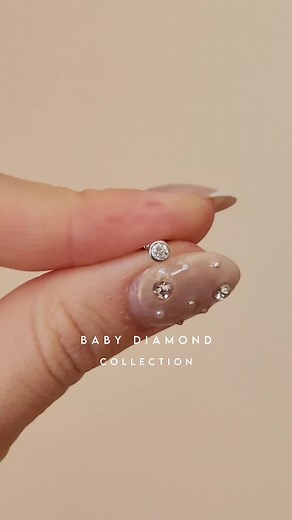 13K views · 262 reactions | Feat our newest addition to our Baby Diamond Collection! Dazzle in genuine diamonds, 14k Gold, or 14k White Gold, and in 3 sizes for your preference ✨ | Jcojewellery | Facebook