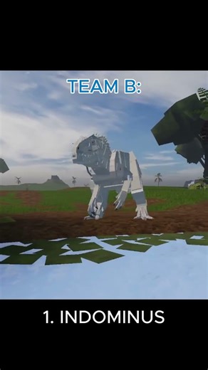 PICK A TEAM, A OR B??? #roblox #shortsfeed #dinosaur
