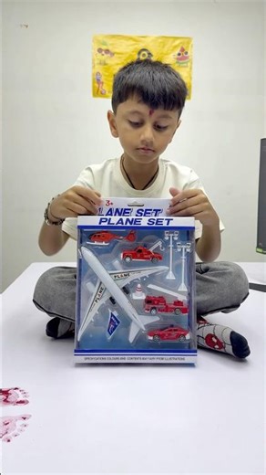🔥 Kids Unboxing Firefighter RED Team Playset 🚒 | Fire Truck, Plane & Rescue Car Toys