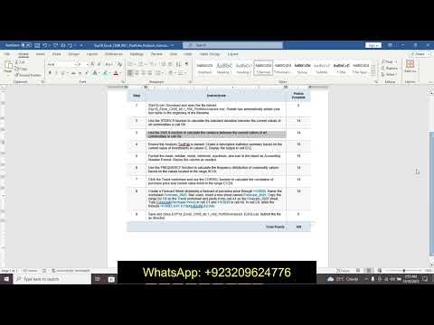 Exp19_Excel_Ch08_ML1_Portfolio_Analysis | Excel Chapter 8 Mid-Level 1 - Portfolio Analysis