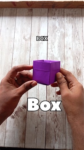 EASY ORIGAMI PAPER BOX TUTORIAL|HOW TO MAKE A BOX |STEP BY STEP FOLDING|ARTWORK