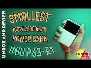 INIU P63-E1 Power Bank Unbox and Review