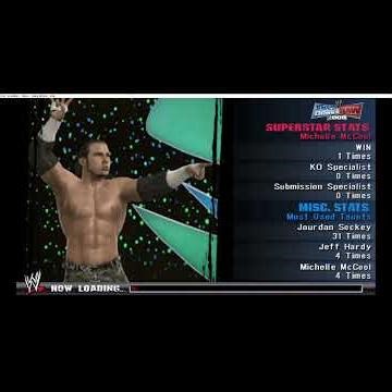 WWE Smackdown Vs Raw 2009 (PSP) - ECW Extreme Rules First Blood Match Hack #bgm #wwe #wrestling