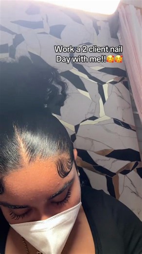 Work a 2-client nail day with me — Belizean nail tech vlog