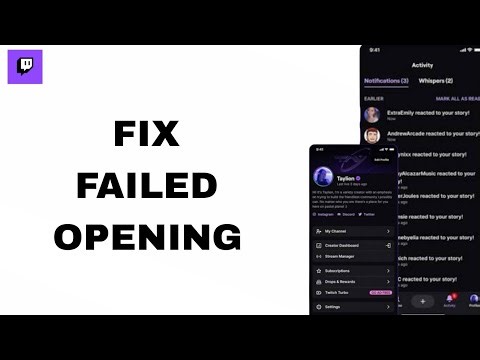 How To Fix And Solve Failed Opening On Twitch App | Step By Step