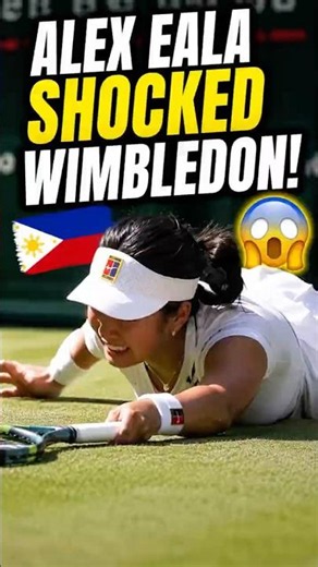 Alex Eala Shocked Wimbledon and Made Philippine History! 😱🇵🇭 #alexeala #tennis