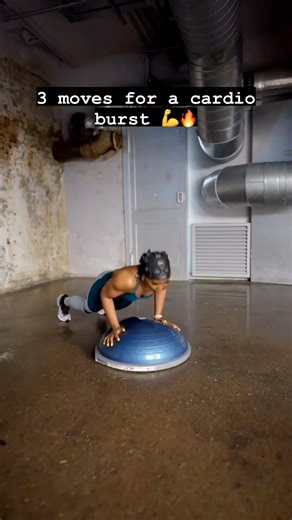 3 Exercises You Need to Try for Cardio (on the BOSU Ball)🔥This one’s for the high-energy fitness enthusiast! 🤔Are you always looking for dynamic and challenging workouts that engage your core, improve stability, and boost agility? - These three BOSU ball exercises will not only raise your heart rate and burn calories but also enhance your balance and proprioception skills. #bosu #bosuball #fitness #circuittraining #cardio | BOSU