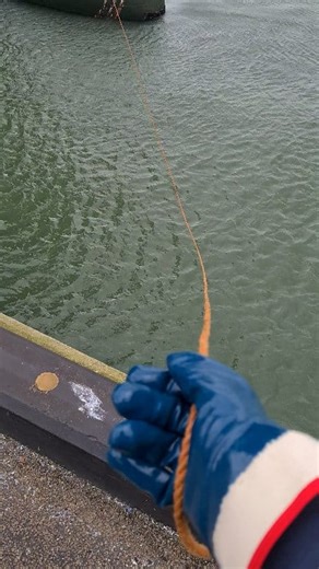 This is how we moor feeders alongside the quay, by hand, with pure muscle power. Two head and stern lines, and one spring forward and aft. | ShipChannel