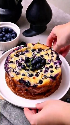 Easy Gluten-Free Blueberry Yogurt Cake | No Butter or Oil #recipe #healthyfood
