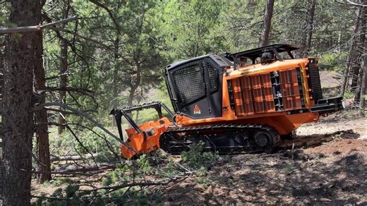 14 reactions | The challenges of forestry management at 3,000 meters above sea level are no problem for the powerful PT175. It's pictured here at work in Colorado (USA), where the staff of Markit Forestry Management LLC are more than capable of tackling these steep slopes. Thanks to their FAE dealer 4Rivers Equipment Equipment for sharing this story. #FAEequipment #MAKETHEDIFFERENCE #FAEdelivery | FAE Australia | Facebook
