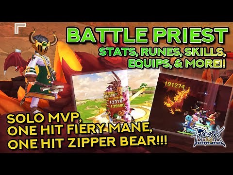 COMPLETE BATTLE PRIEST GUIDE: One Hit Mobs + MVP Build | Ragnarok Mobile Eternal Love