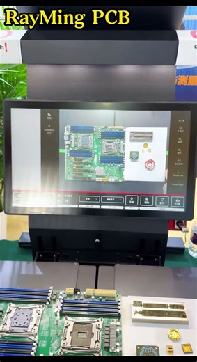Inspecting PCB Quality with a Touchscreen Zoom Microscope