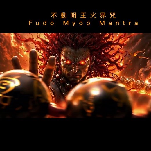 🔥 不動明王火界咒 🔥Fudō Myōō Powerful Mantra • 驅邪護身 × 淨化負能量