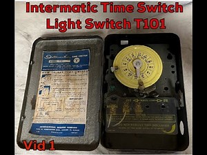 Vid 1: Intermatic Timer Light Switch T101 How it works + Scrapping