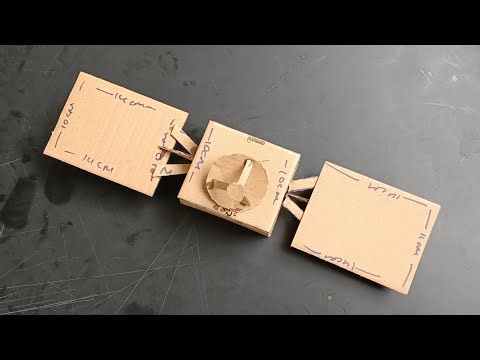 How to make a cardboard satellite - Rocket - cardboard project - Space