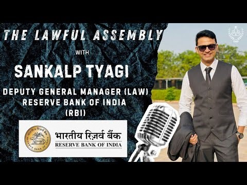 Inside the Role of RBI Legal Officer: Career, Exam & Life at RBI | Sankalp Tyagi (DGM Law, RBI)