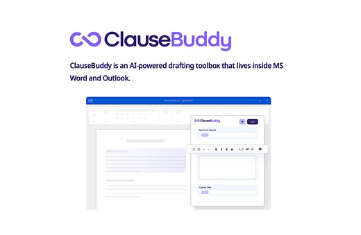 Meet ClauseBuddy – AI-Powered Toolbox For Legal Drafting