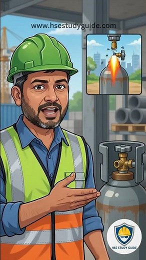 Unsafe Use of Compressed Gas Cylinder Without Valve Cap