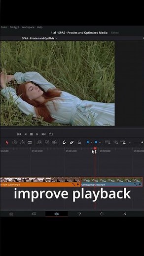 One Difference Between Optimized Media and Proxy Files in Davinci Resolve #contentcreator
