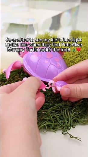 Holiday Smiles for Pets Alive Mommy Turtle & Baby Surprise! 🐢🩷