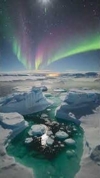 ✨ Iceland Aurora Borealis in 4K | Magical Northern Lights Over Frozen Landscapes 🌌 #4k #travel