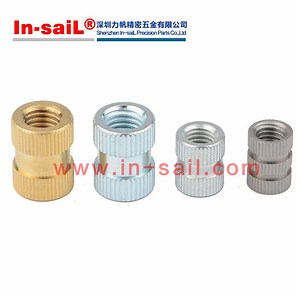 [Hot Item] DIN16903 B Push-in Threaded Inserts, Blind Threaded Insert Nut Stainless Steel Threaded Insert for Plastics