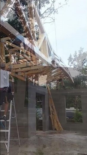 Girder -Truss Installation #shorts