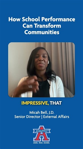 How School Performance Can Transform Communities
