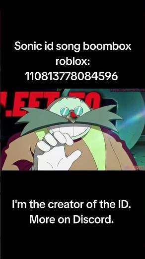 Sonic id song boombox roblox #sonic #роблокс #roblox #boombox #song #music #sonicexe #exe