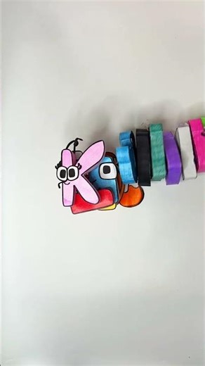 Funny REVERSE Tower French Paper Alphabet Lore A - Q #alphabet