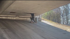 Concerns grow as people experiencing homelessness seek shelter in crawl space between bridge, road