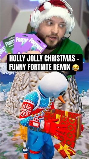 Holly Jolly Christmas - FUNNY Fortnite Remix 😂
